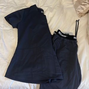 Charcoal Greys Anatomy Scrub Set